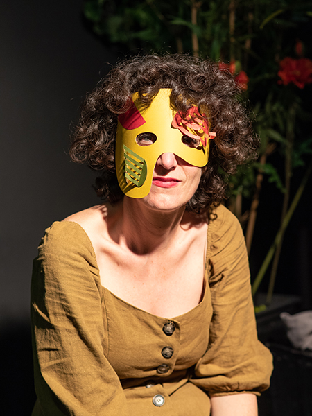 Masque ATACACHAW, éléments kirigami, Esfir