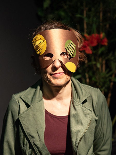 Masque ATACACHAW, éléments kirigami, Belle