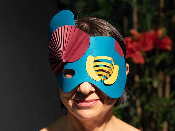 Masque ATACACHAW, éléments kirigami, Adila
