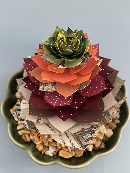 Succulente "La Florentine" découpée dans le Monde illustré de 1867